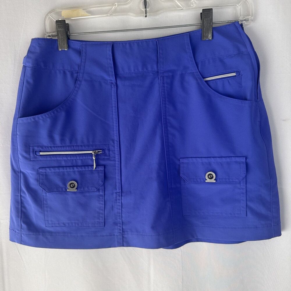 Jamie Sadock Skirt Women’s Sz 2 Periwinkle AirWear Golf Skort Active Cargo